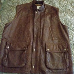 Vest, lambskin, new, wool lined, Orvis, pockets